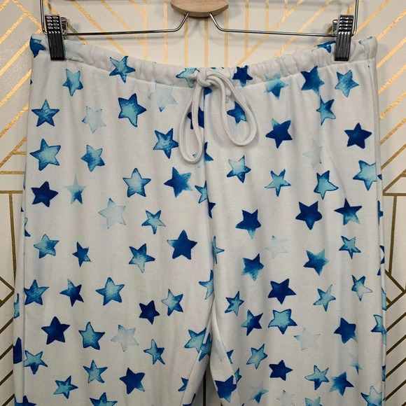 Chaser Indigo Stars White Jogger‎ Sweatpants - Picture 2 of 11